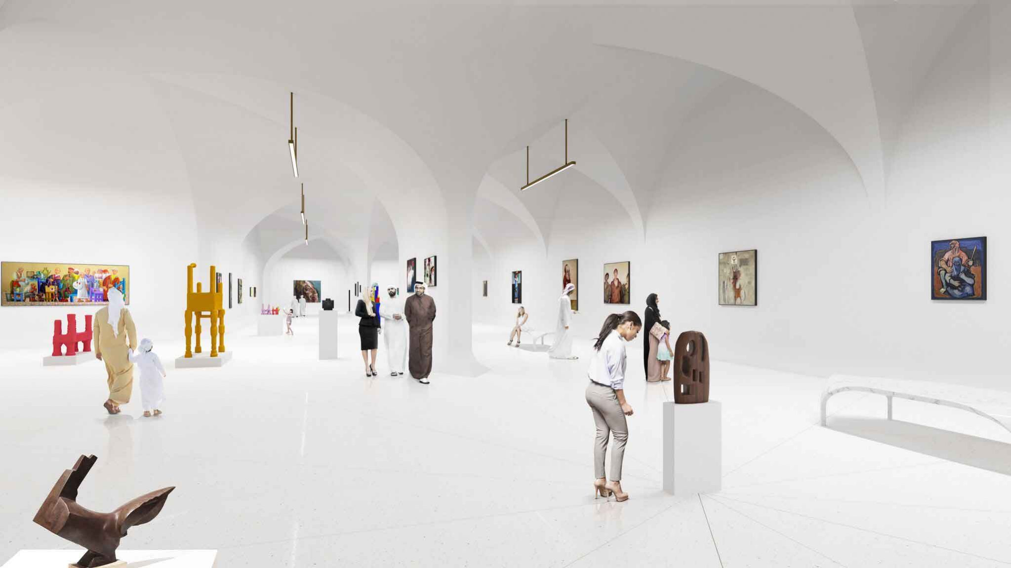 Meandering Arcades By Mean Design Barjeel Art Foundation Museum