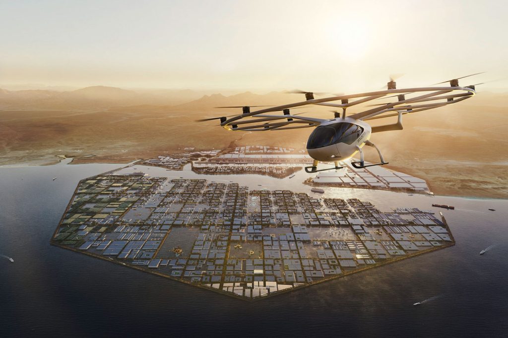 Neom Invested M In Urban Air Mobility Pioneer Volocopter