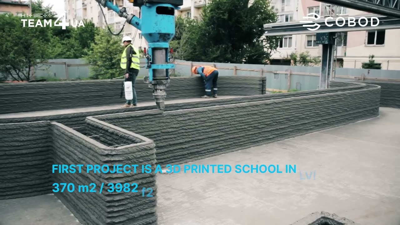 3D Printed school in Lviv, Ukraine