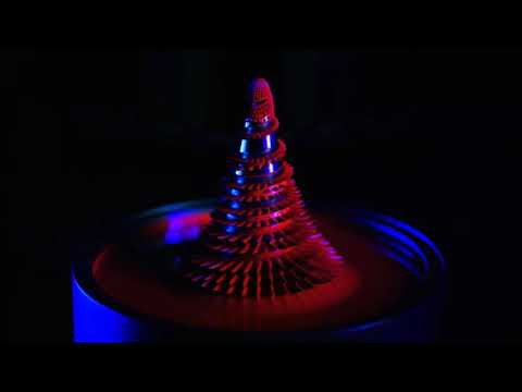 "Morpho Tower" using “Fluorescent Ferrofluids”