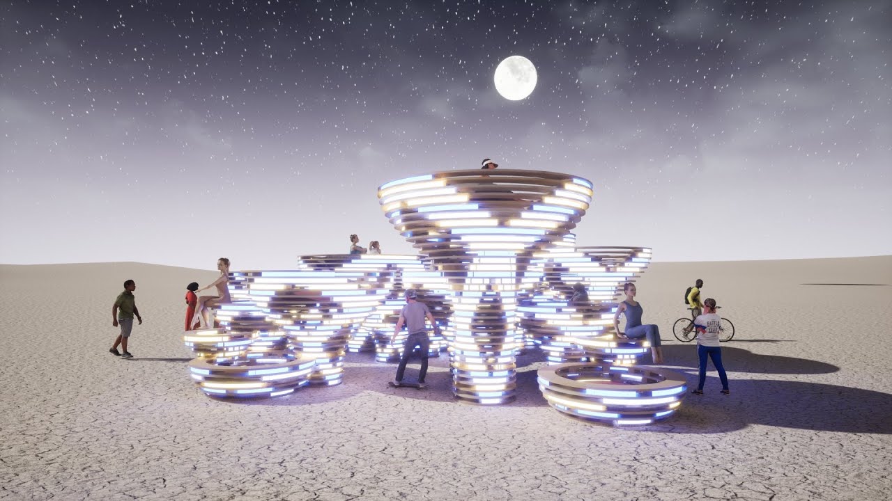 Nebula Shroom Grove Burning Man 2024 - GoFundMe