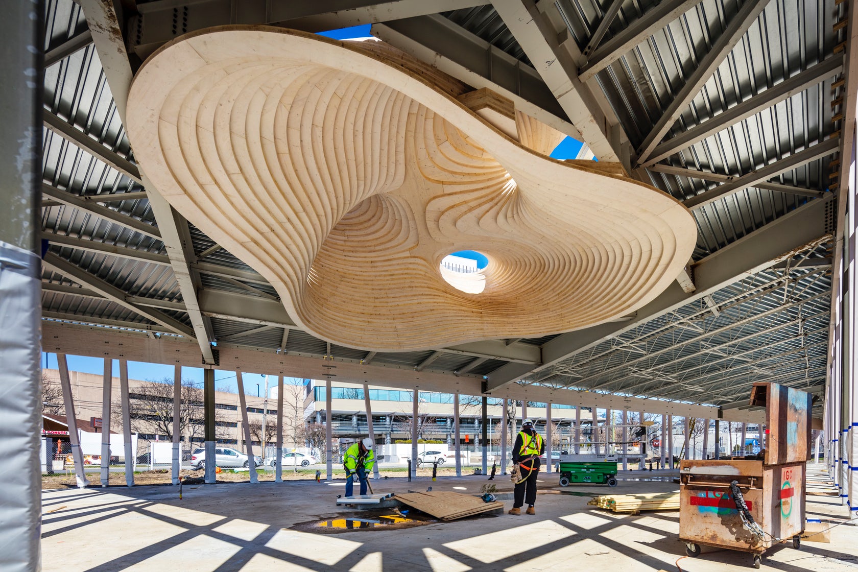 Mill River Park Carousel Pavilion by Gray Organschi Architecture