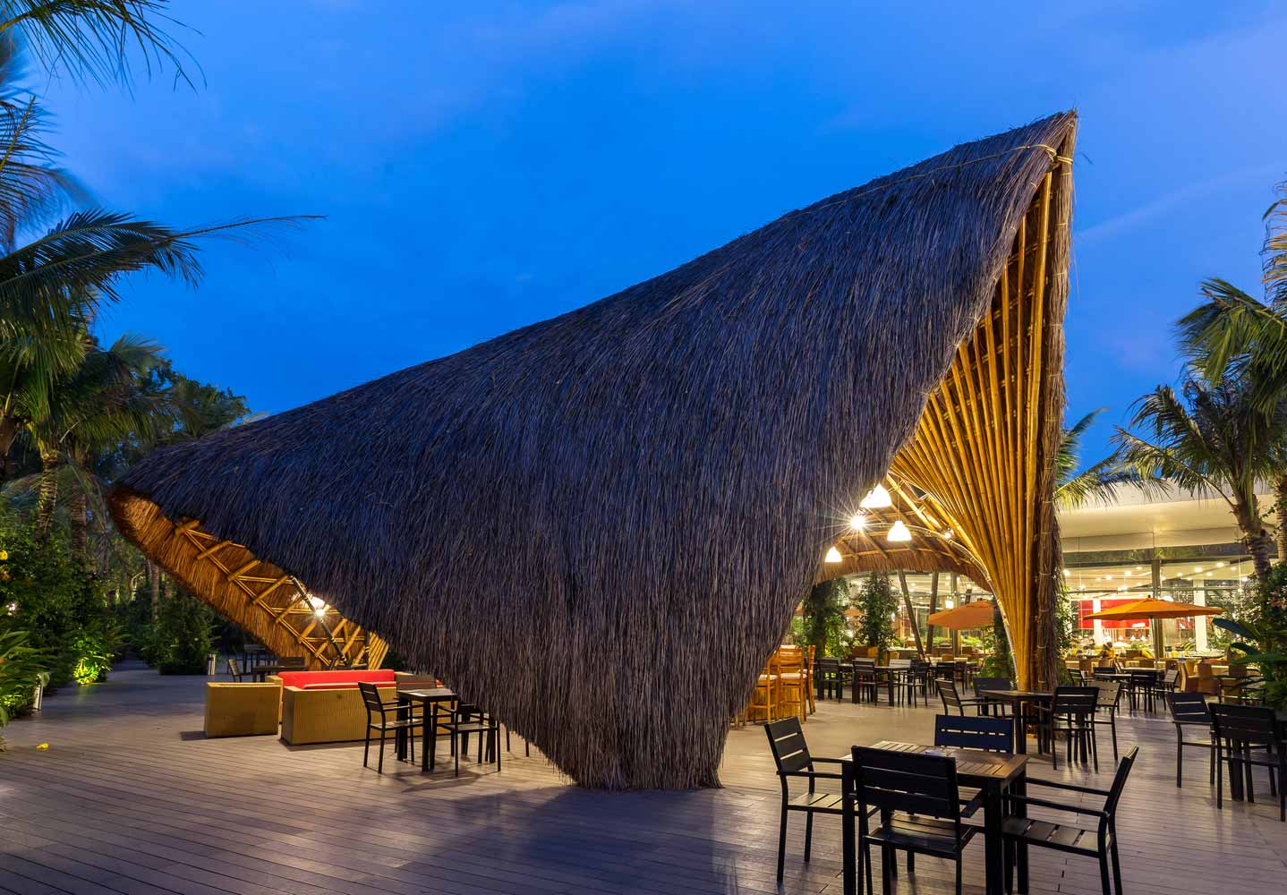 Flamingo Bamboo Pavilion by BambuBuild - ParametricArchitecture