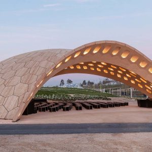 Buga Wood Pavilion by ICD/ITKE - ParametricArchitecture