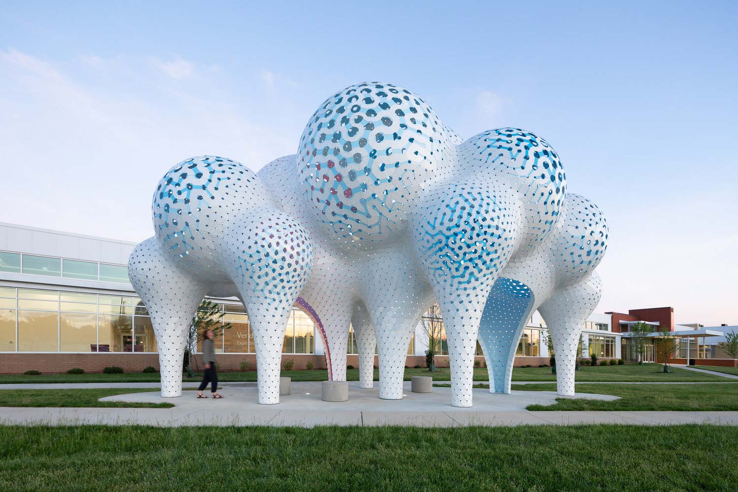 NonLin/Lin Pavilion, Frac Centre, MARC FORNES/THEVERYMANY, 2011