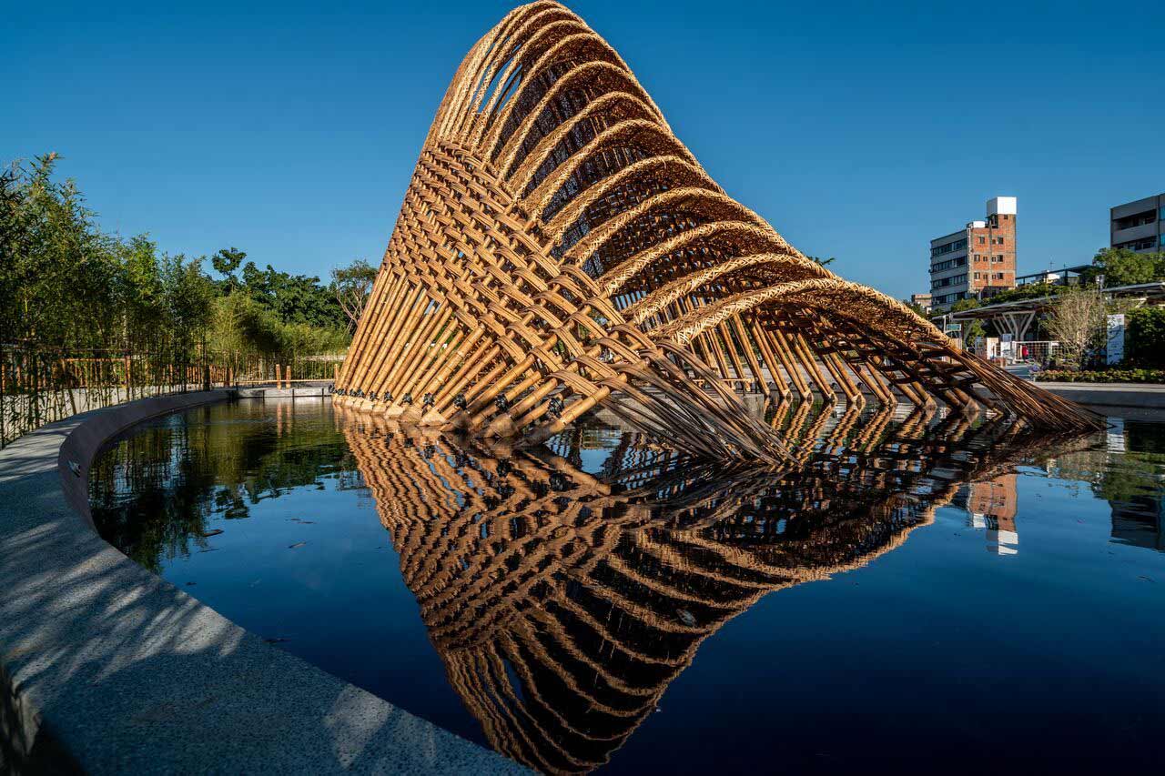 CO-LAB Design Office creates bamboo Luum Temple in Tulum