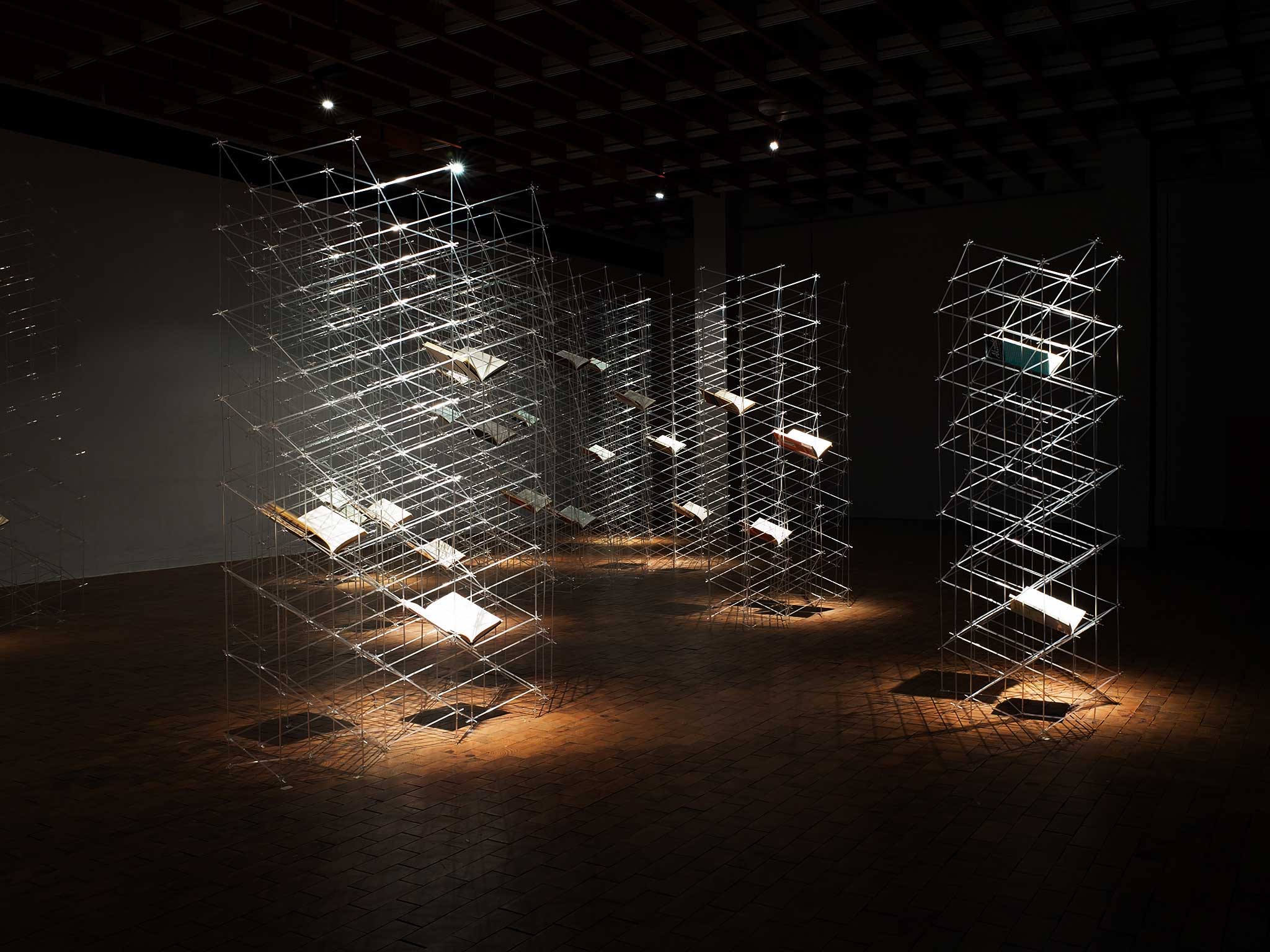 Straw Net Installation by Kawahara Krause Architects