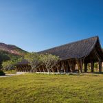 The Huong An Vien Visiting Center Taut In Bamboo & Thatch by VTN Architects