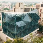 Iconic glass building by KPA Design Studio in India