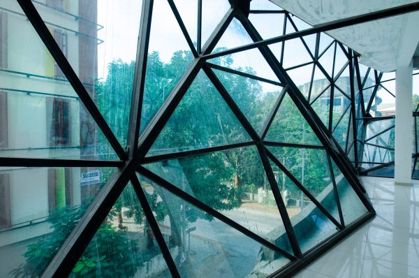 Iconic glass building by KPA Design Studio in India