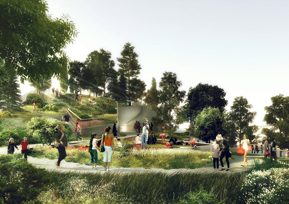 The Little Island Blossoming Greenways Designed by Heatherwick Studio 
