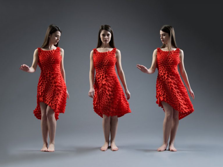 Kinematic Petal Dress