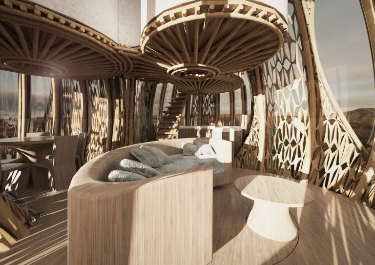 Chinese Baskets: Proposal for Wellness Retreat by DeD Studio