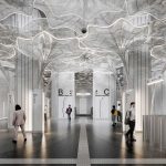 Flower-Like Mesh Installations of Zhengzhou Metro by MASK Architects