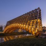 Timber Bridge in Gulou Waterfront By LUO Studio