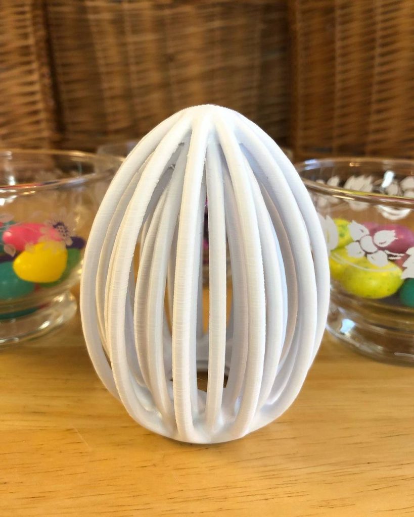 3D printed Easter eggshells