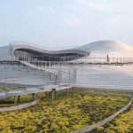 The organic texture of the Qintai Art Museum, designed by Atelier Deshaus