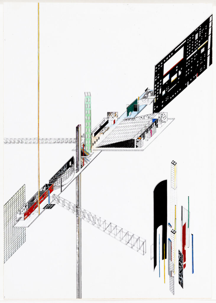 Hadid's Sketch & the Phaeno Science Center, Germany (Left); Hadid's... |  Download Scientific Diagram