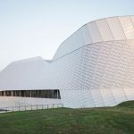 Geometric patterns of Espace Mayenne by Hérault Arnod Architects