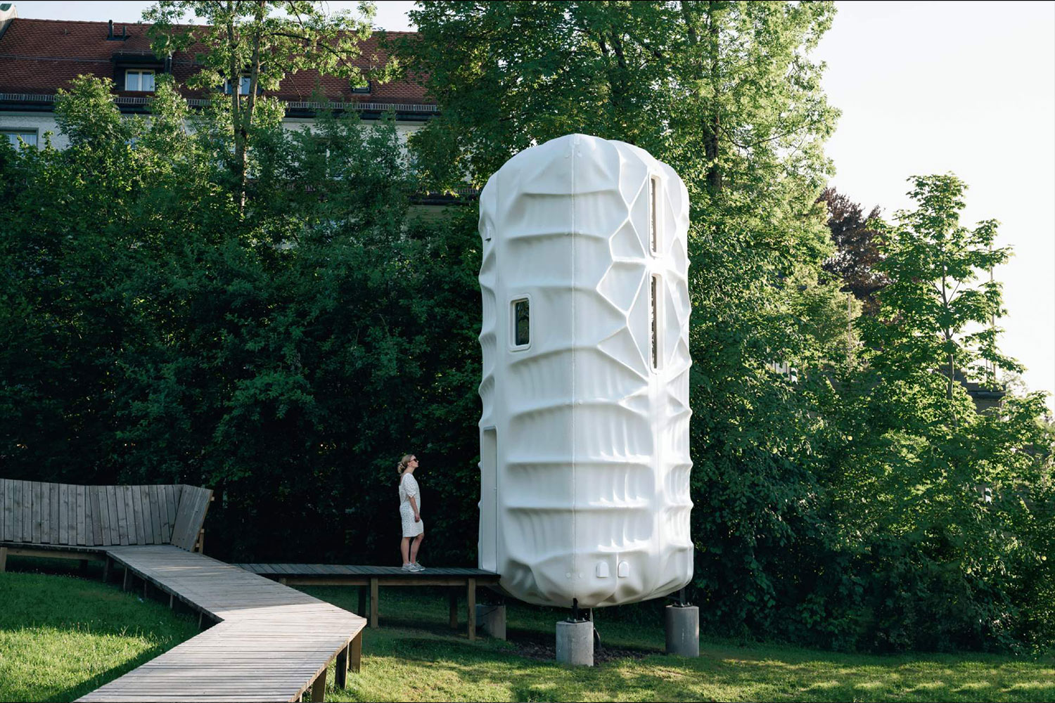 Rosie, une maison lunaire imprimée en 3D conçue par SAGA
