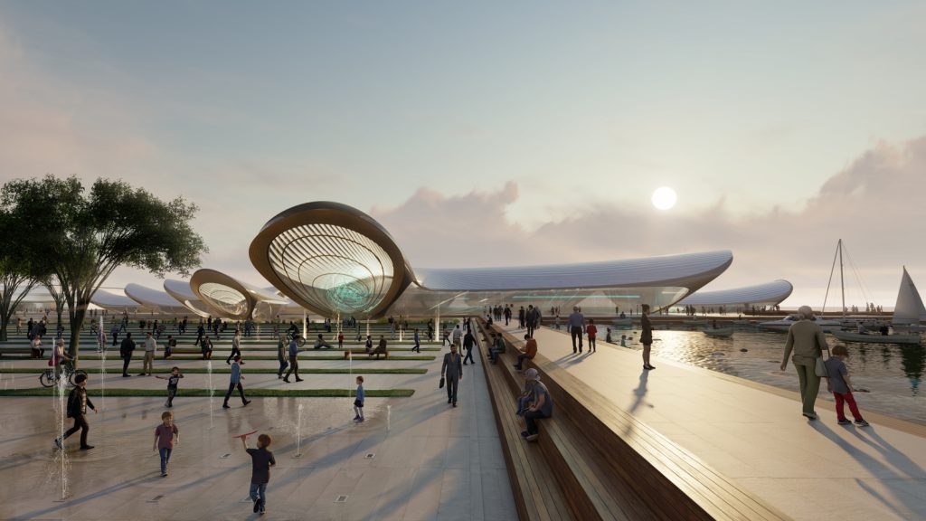 Modular pavilions for Odesa Expo 2030 by Zaha Hadid Architects