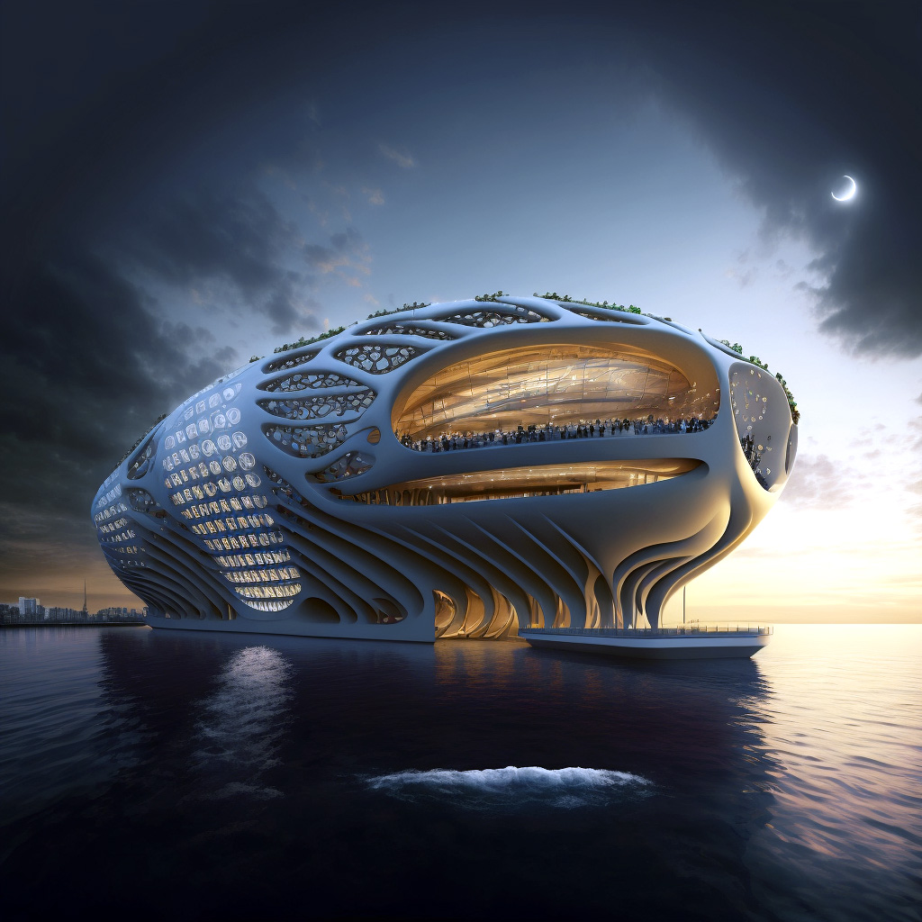 OCEANIUMS, a biomimetic generation of floating and sustainable stadiums