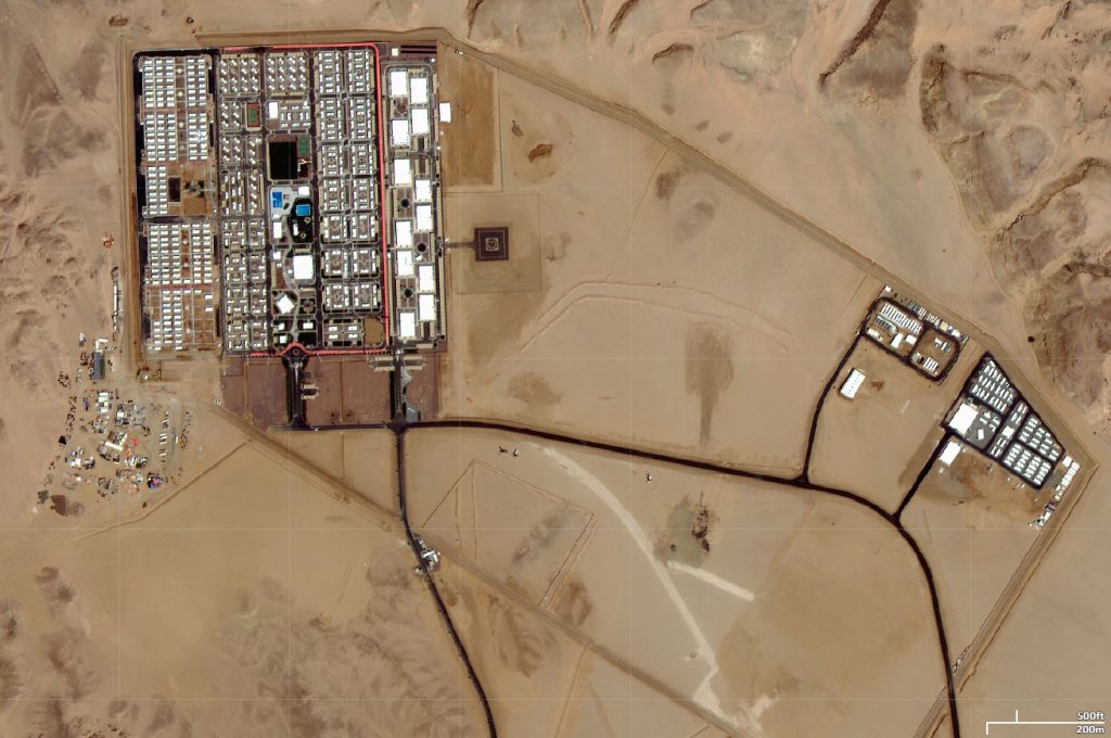 Satellite images reveal Saudi Arabia’s The Line construction process