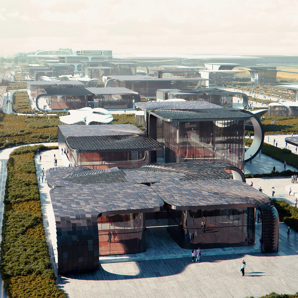 Modular pavilions for Odesa Expo 2030 by Zaha Hadid Architects