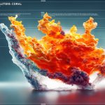 Refik Anadol created AI Data sculpture based on a hundred million images of coral