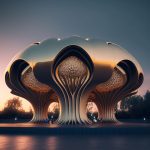 Generating organic design and biomimicry-inspired architecture via AI