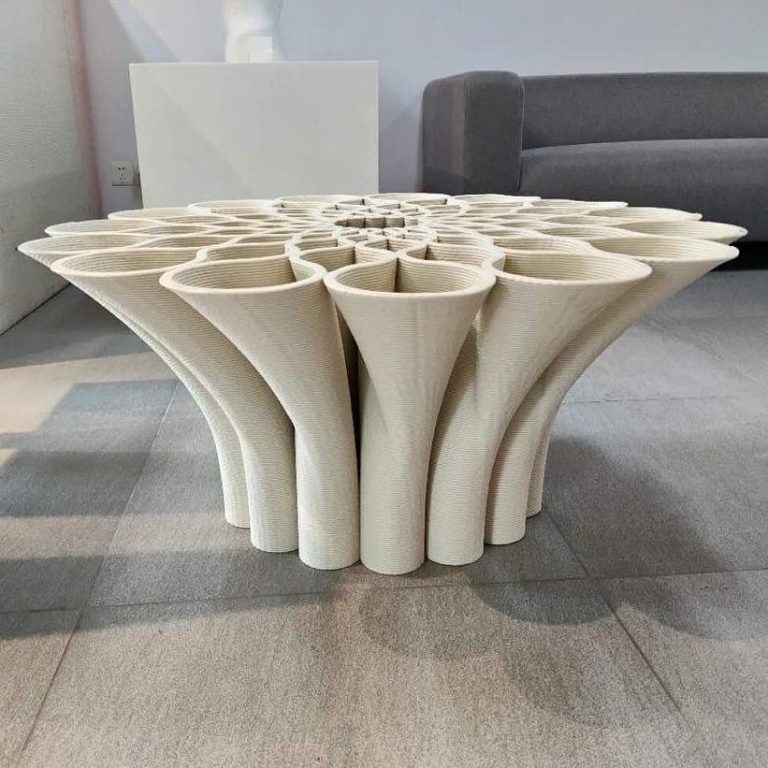 Photo inspiration: Fresh Look at 3D Printed Floral Shaped And Nature Inspired Coffee Tables By