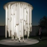 HON, a biomimicry sculpture that illuminates at night