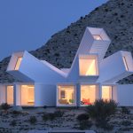 James Whitaker's Joshua Tree house will be nestled into the rocky mountainside