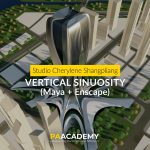 Vertical Sinuosity (Maya +Enscape) / Studio Cherylene Shangpliang