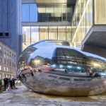 Anish Kapoor's first permanent public artwork, mini-bean, landed in New York City
