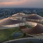 Blue Run Spirits released first images of Bjarke Ingels Group's proposed whiskey distillery