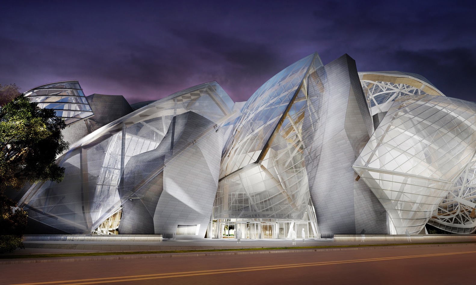 A Modern Architectural Wonder in Paris, the Louis Vuitton Foundation