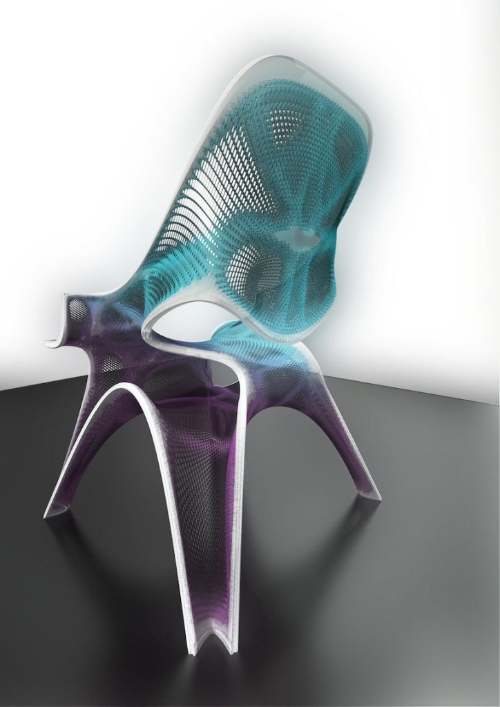 3D printed chairs