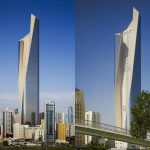 Al Hamra Tower, the world's tallest curved concrete skyscraper by SOM