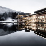 noa* designed resort evokes the aesthetic of old Alpine barns