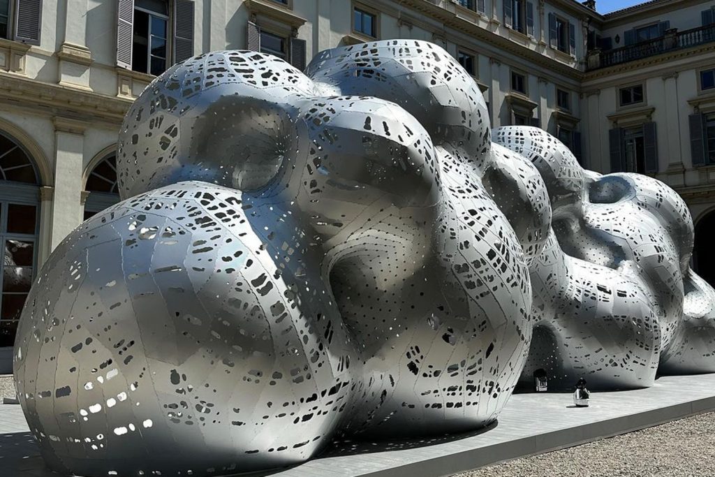 MARC FORNES / THEVERYMANY installs 'boolean operator' in china