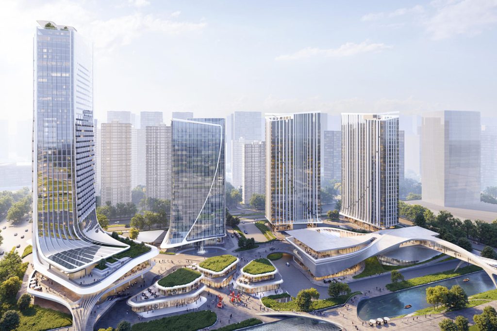 UNStudio reveals design for mixed-use complex in Nanjing, China