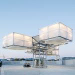 TOAGOSEI Hydrogen Station was designed as a metaphor for expressing hydrogen