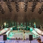 Arturo Tedeschi’s stage-design seeks to "evoke a sense of archetypal architecture" for Illenium World Tour