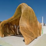 Cicada Pavilion, a morphogenetic structure in an old tobacco factory in Alicante, Spain