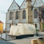 The Altostrata - Therme Pavilion made from biodegradable sugar-based PLA