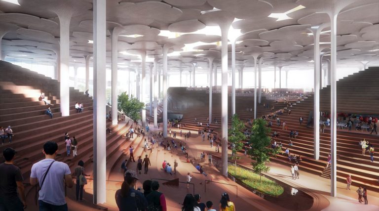 Snohetta's Beijing City Library is set to be completed in 2024