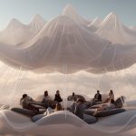 Cloudscape, a dynamic panorama of ethereal forms inspired by nature