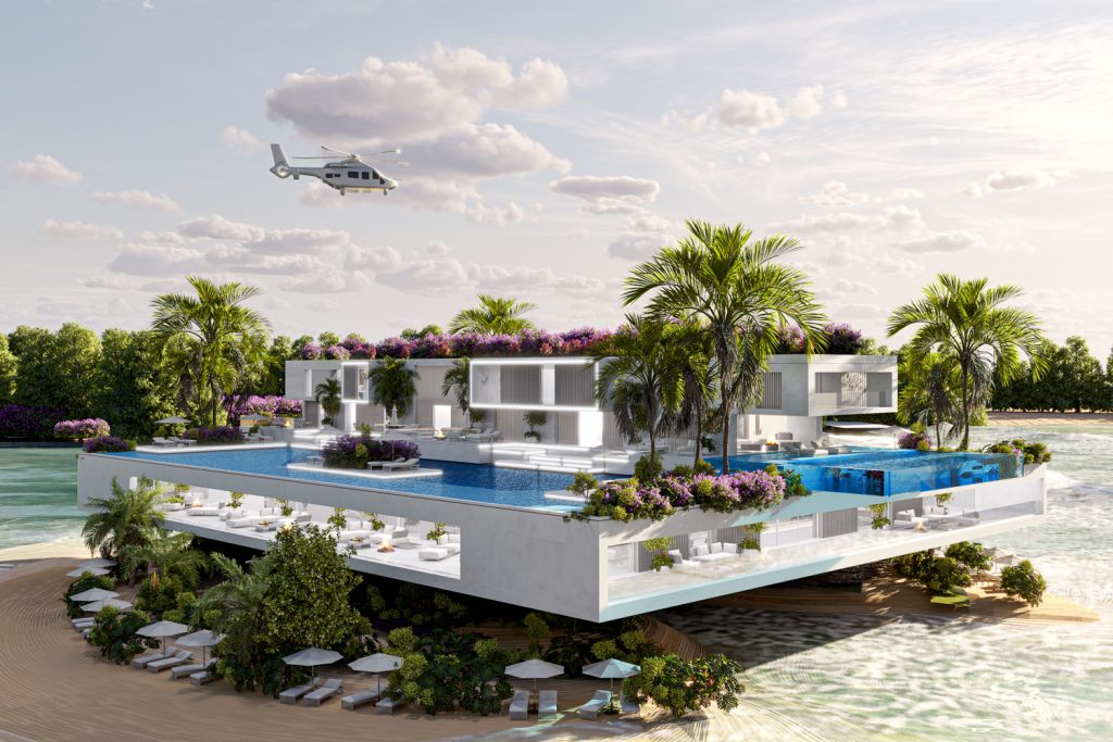 Eagle Mansion Signature Villa by MASK will be built on an artificial island