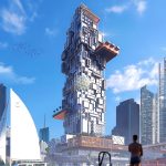 Rami Harkous imagined a skyscraper inspired by Beirut's urban fabric after the explosion